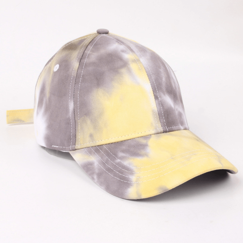 American Baseball Cap Men'S Cross-Border Tie-Dye Fashion Outdoor Hat Ladies Big Cap - MRSLM