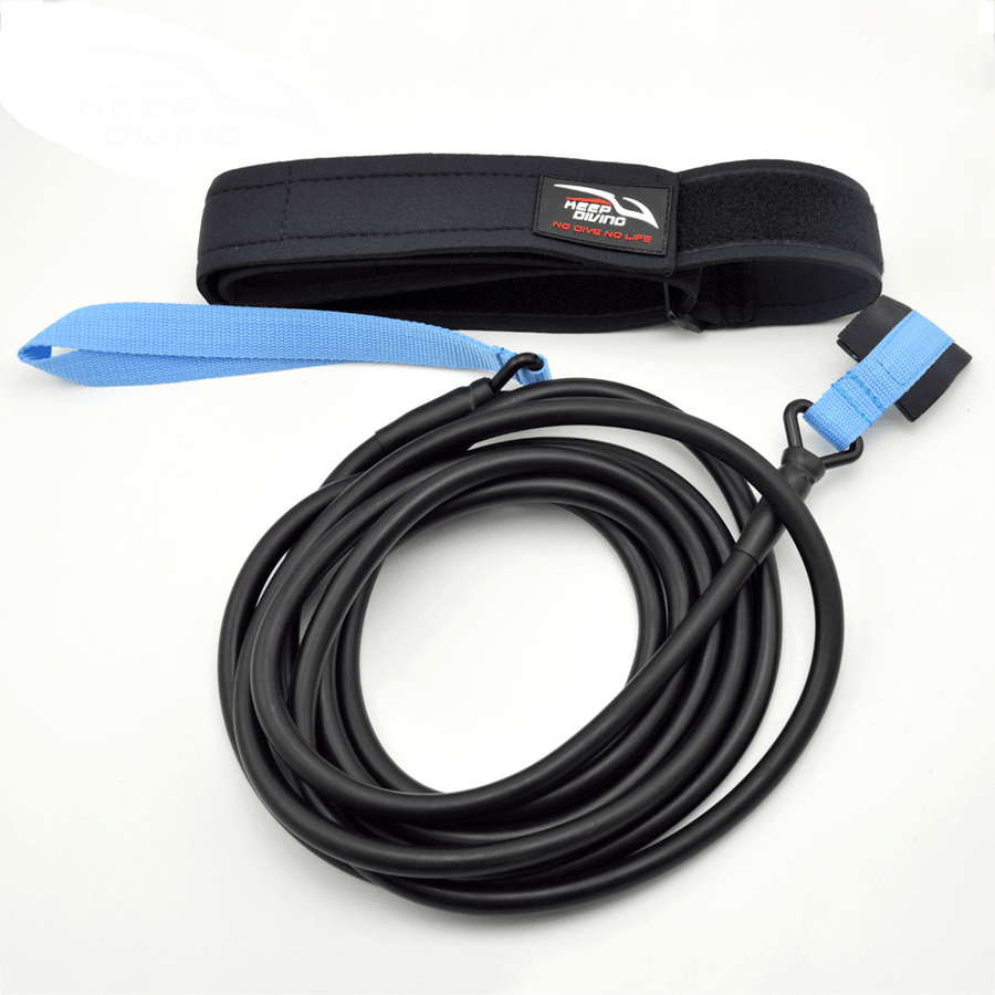 KEEP DIVING ST-002 4M Latex Resistance Bands Tension Tractor Swimming Trainer Diving Equipment - MRSLM