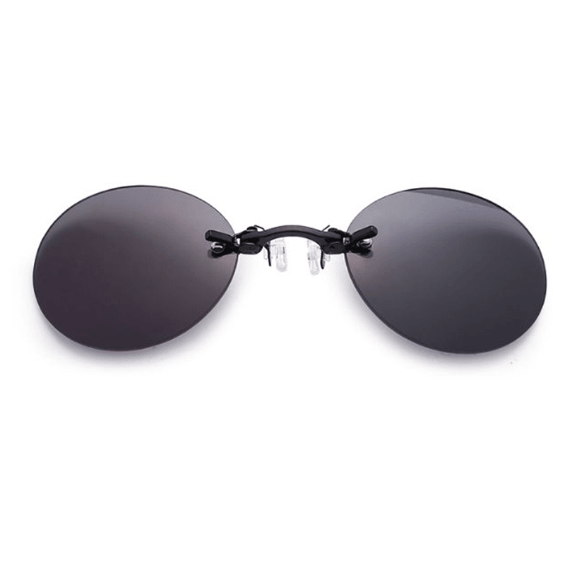 Men Outdoor Metal Clip-On Nose Sunglasses - MRSLM