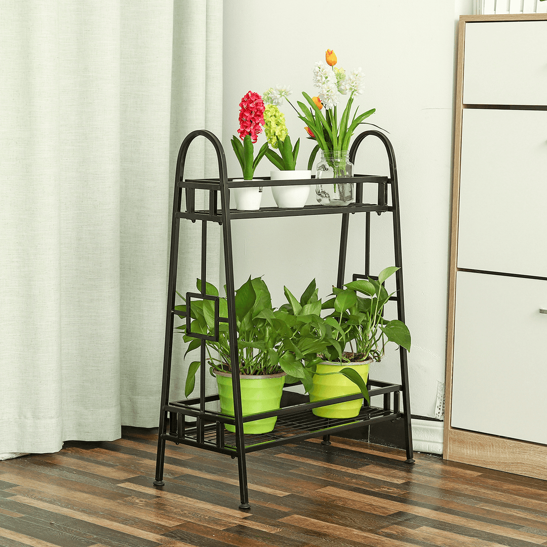 Plants Stand Flower Rack Metal Flower Stand Indoor Plant Shelves Plants Stand Garden Ornaments Indoor Outdoor - MRSLM