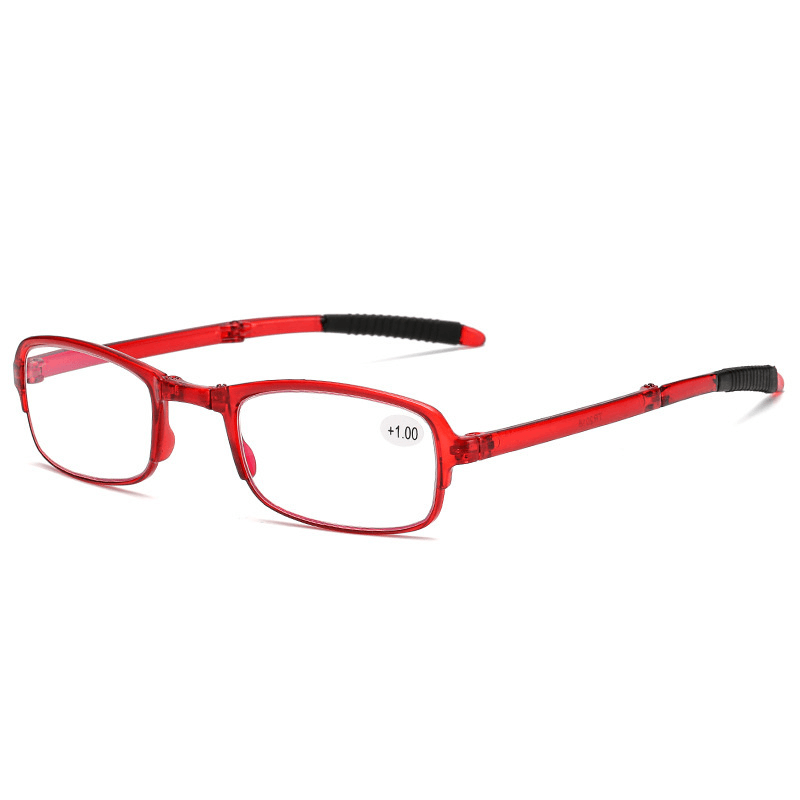 Men'S and Women'S Folding Portable Blue Film Reading Glasses - MRSLM