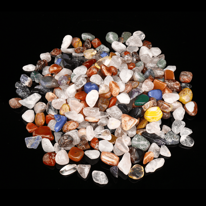 1000G Natural Quartz Crystals Bulk Mixed Agate Gemstones Healing Tumbled Stone - MRSLM