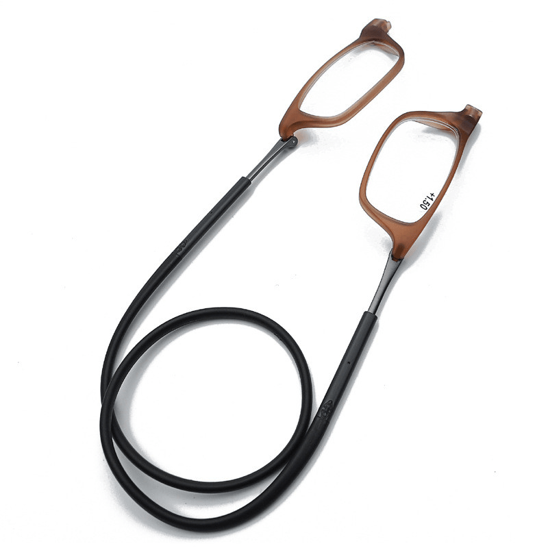 Magnetic Hanging Neck Reading Glasses Portable Unisex Telescopic Head Holder - MRSLM