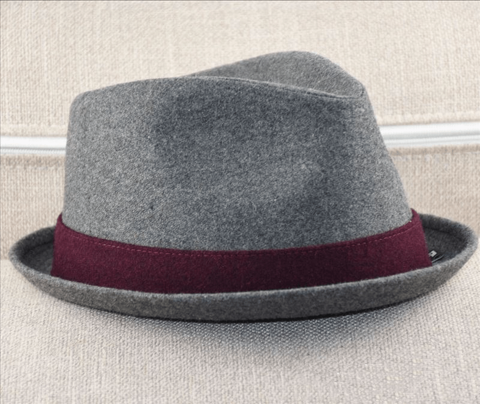 British Style Autumn and Winter Woolen Jazz Hat - MRSLM