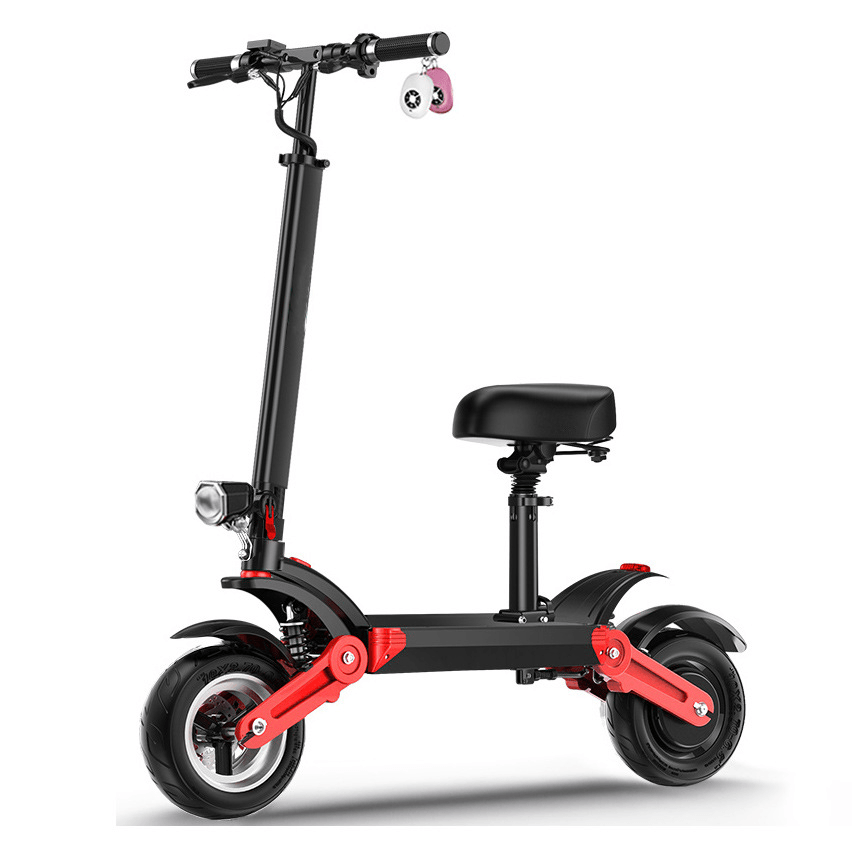 MACWHEEL M30 23Ah 48V 500W Folding Electric Scooter with Saddle Color Display 35Km/H Top Speed 150Km Mileage Range 150KG Bearing - MRSLM