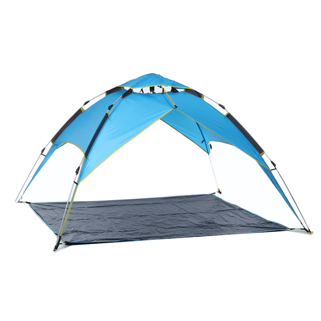 3-4 Person Camping Tent Instant Automatic Double Layer Waterproof Sunshade Canopy Outdoor Travel Beach - MRSLM