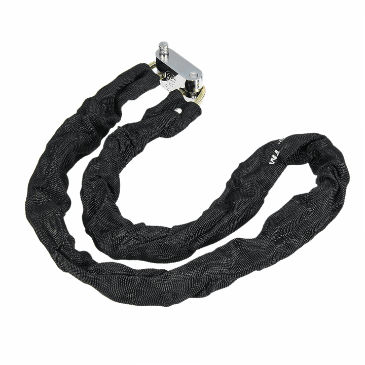 BIKIGHT 1.8M Metal Chain Lock Outdoor Motorbike Bicycle Scooter Padlock Cycling E-Bike Lock - MRSLM