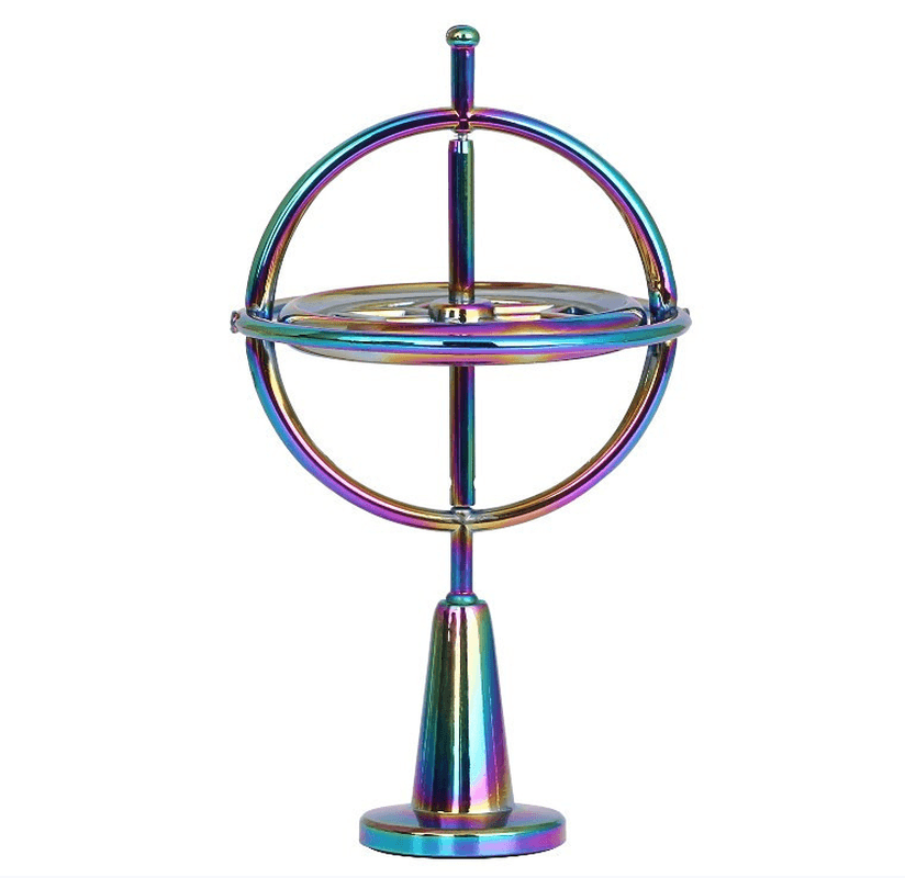 Self Balanced Gyroscope anti Gravity Decompression Educational Toy Finger Gyroscope Childrens Best Gift - MRSLM