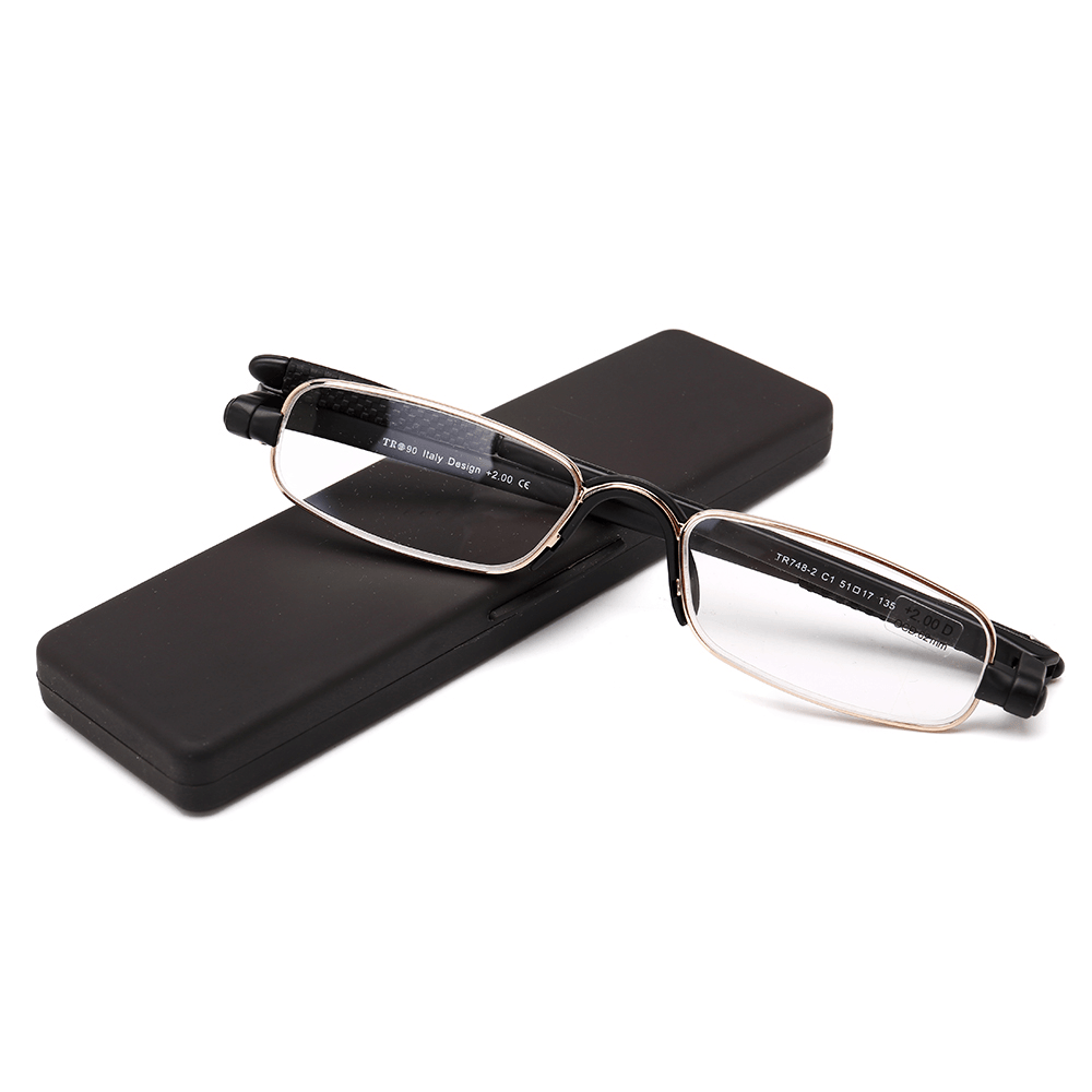 TR90 360 Degree Rotatable Reading Glasses with Case - MRSLM