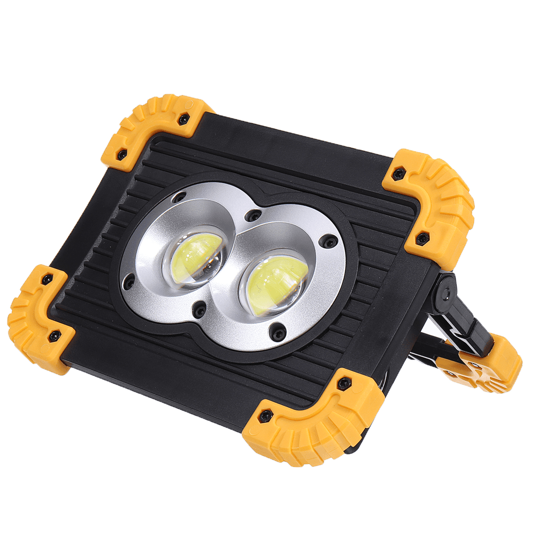 350W COB Flood Light LED Camping Light USB Rechargeable IP42 Waterproof 3 Mode Emergency Work Light - MRSLM