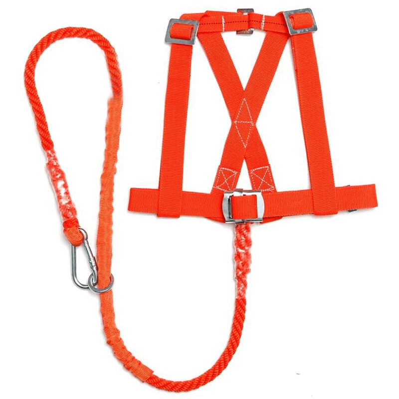 100Kg Max Load Orange Aerial Work Rope Climbing Rope Belt Outdoor Mountaineering Belts Security Protection Accessories - MRSLM