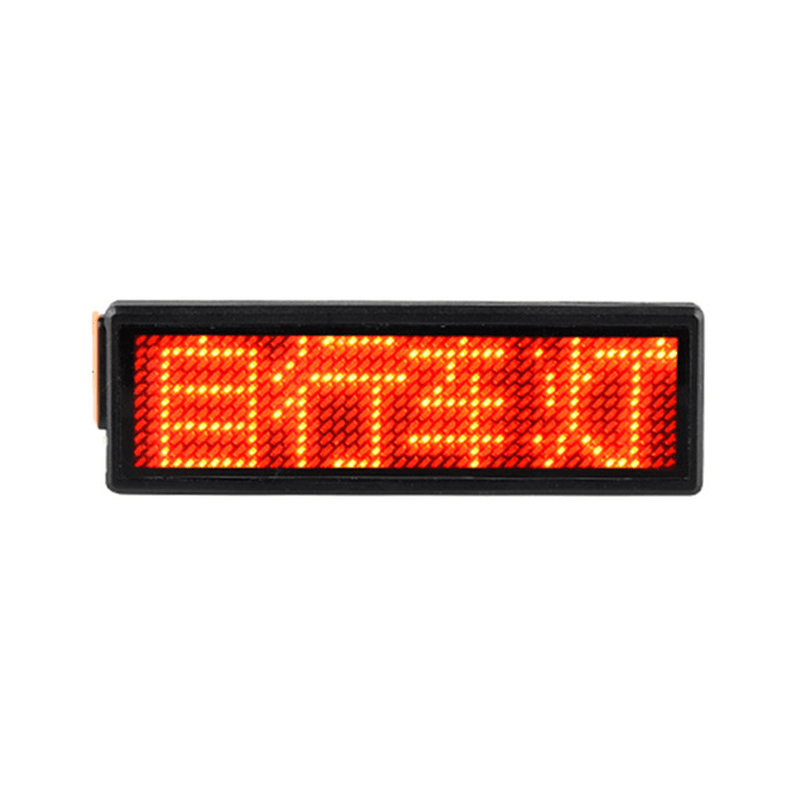 XANES DIY Bicycle Taillight Programmable LED Electronic Advertising Display Bike Light USB - MRSLM