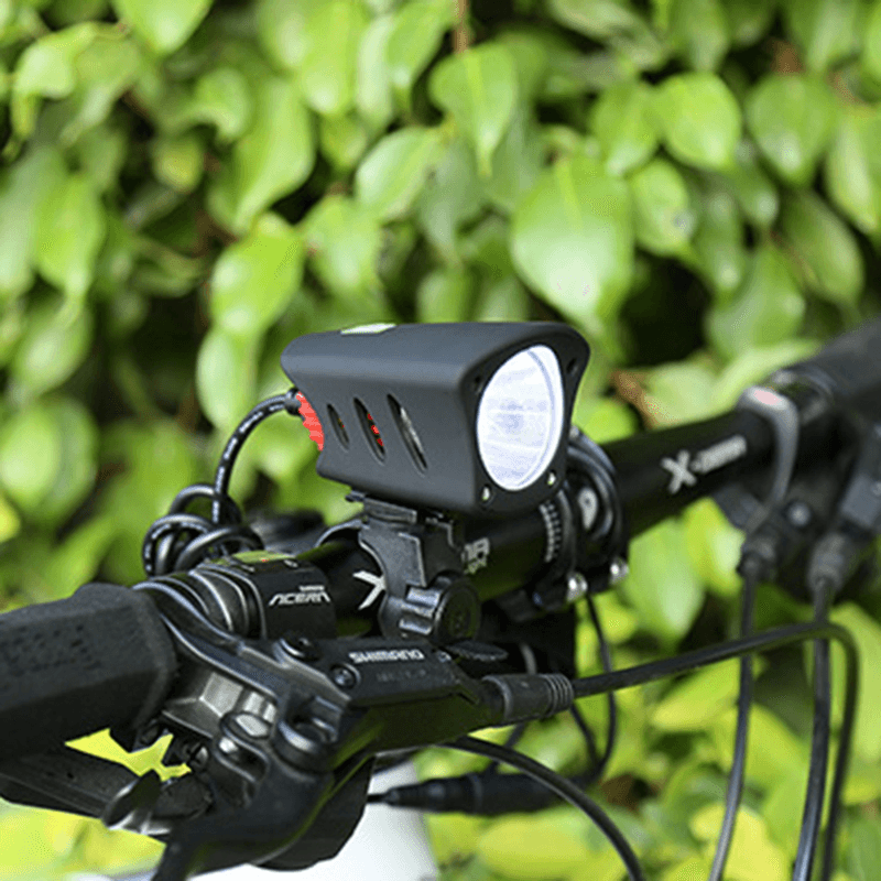 XANES XL02 800LM Dual Interface T6 LED IPX65 Waterproof Bike Light Headlamp Cycling Light - MRSLM