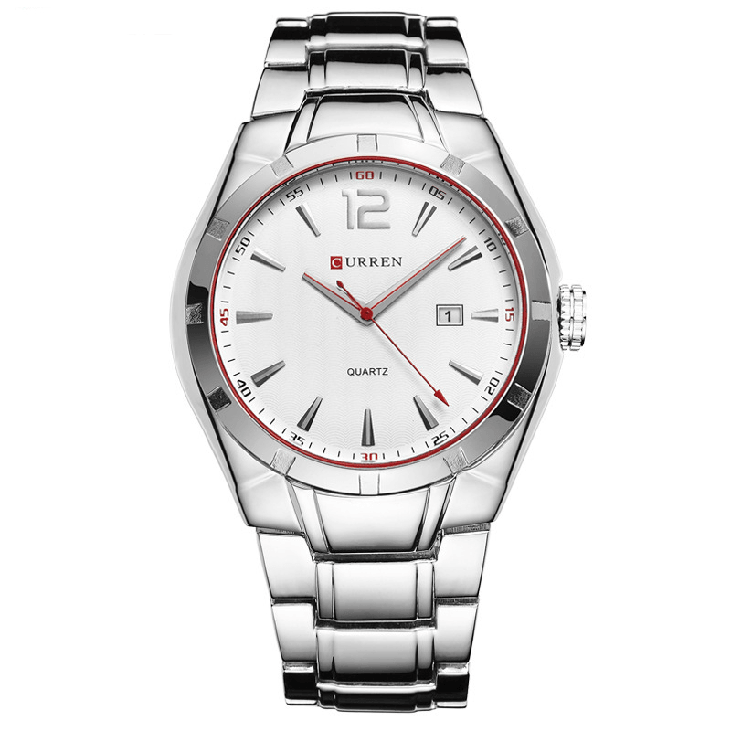 CURREN 8103 Waterproof Calendar Men Wrist Watch Full Steel Band Quartz Watches - MRSLM