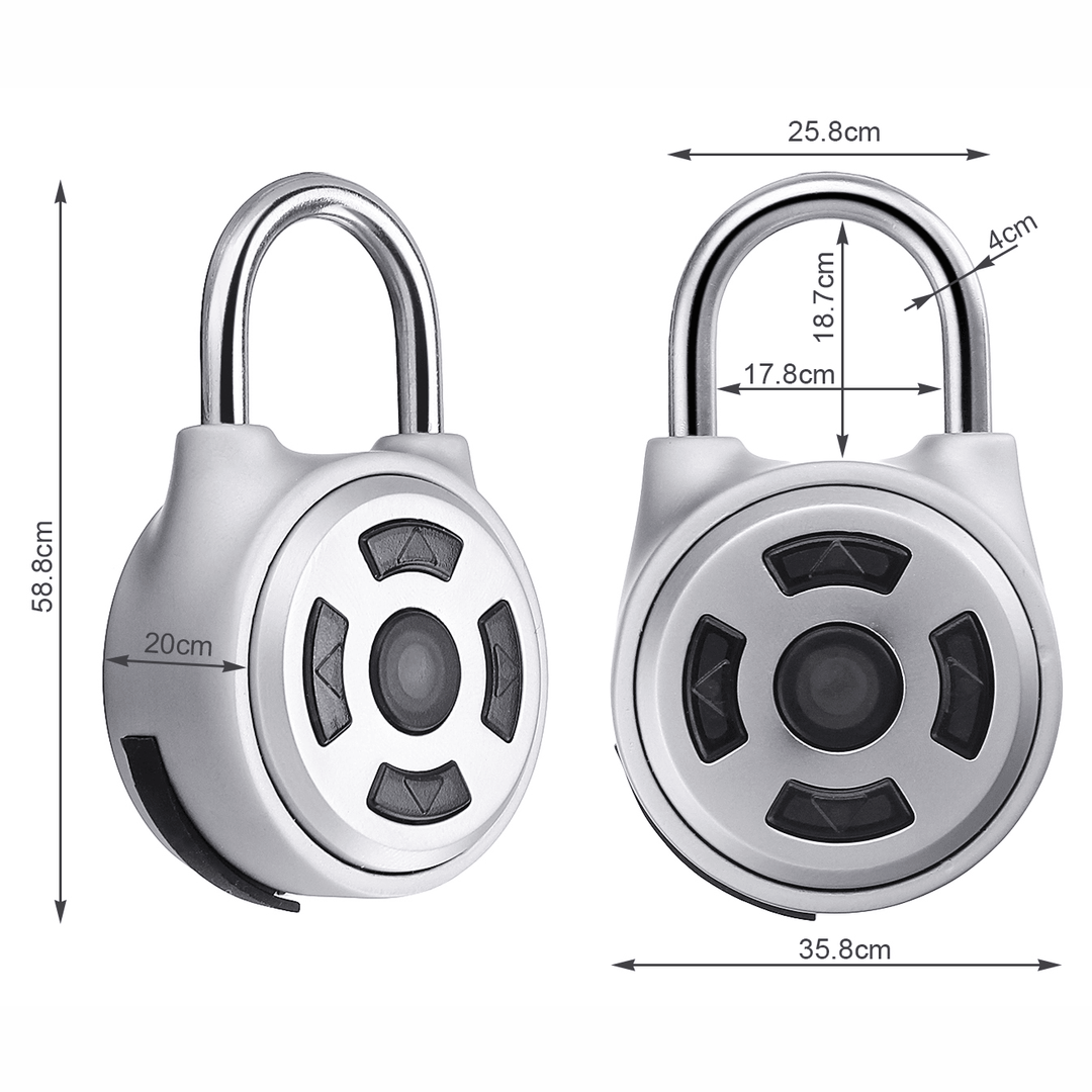 APP Intelligent Password Lock Android Ios APP Unlock Anti-Theft Security Combination Padlock Indoor - MRSLM