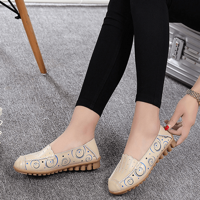 Women Slip on Flat Loafers - MRSLM