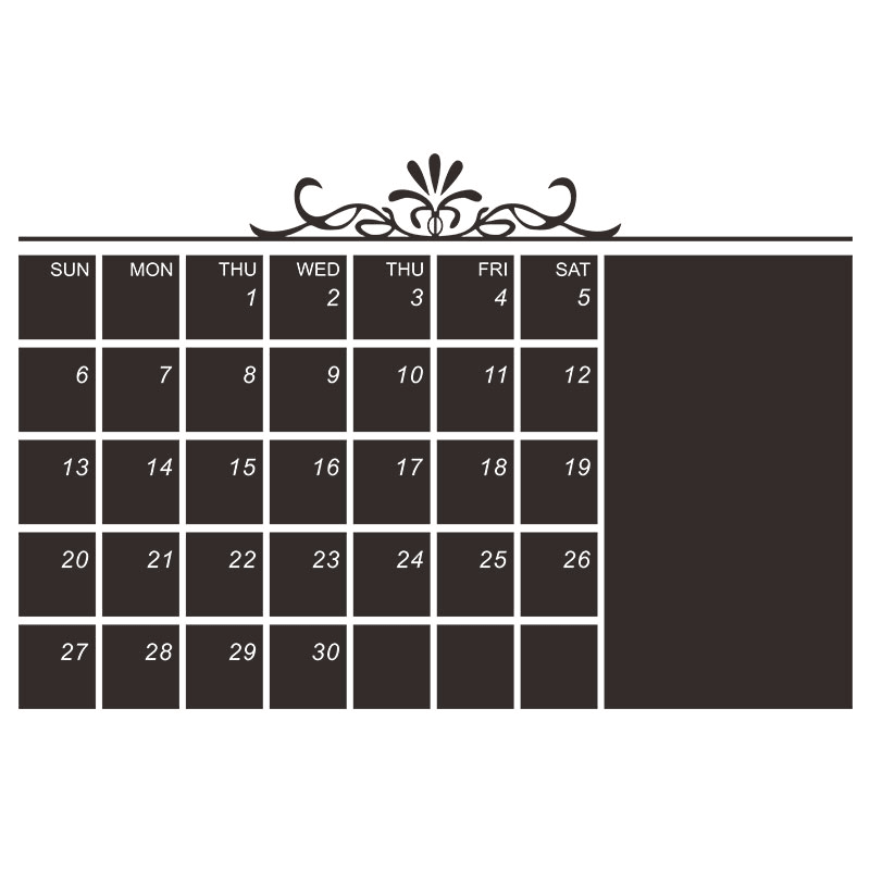 Miico FX210 Blackboard Stickers Wall Sticker Office Kindergarten Calendar Blackboard Stickers Creative Sticker - MRSLM