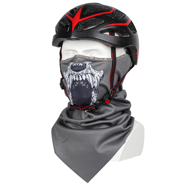 WEST BIKING Winter Sport Bike Head Scarves Balaclava Neck Warmer Fleece Face Mask for Ski Bicycle Motorcycle Running - MRSLM