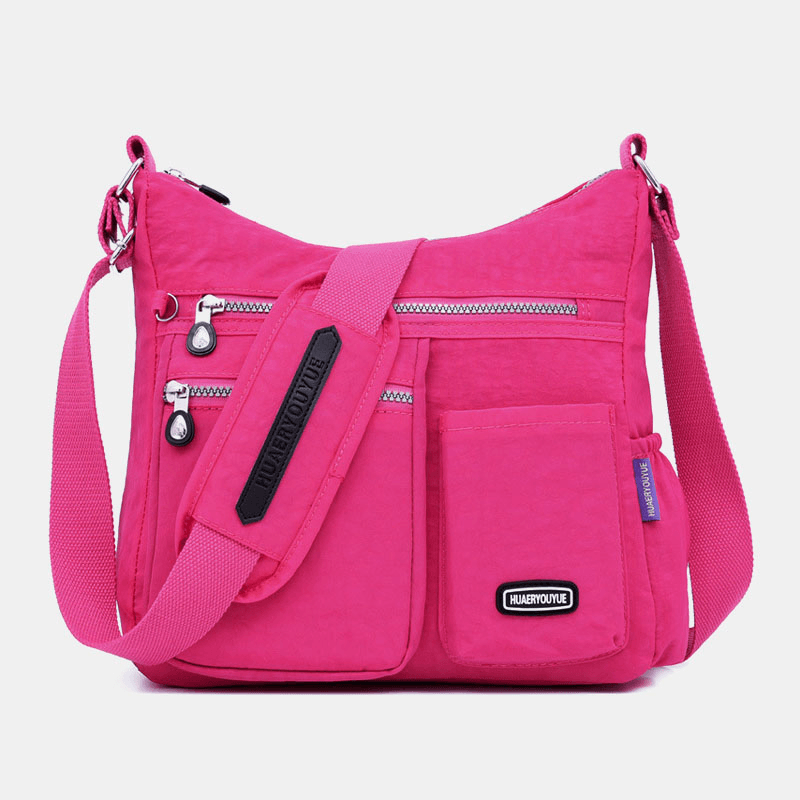 Women Waterproof Large Capacity Multi-Layer Multifunctional Crossbody Bag Shoulder Bag - MRSLM