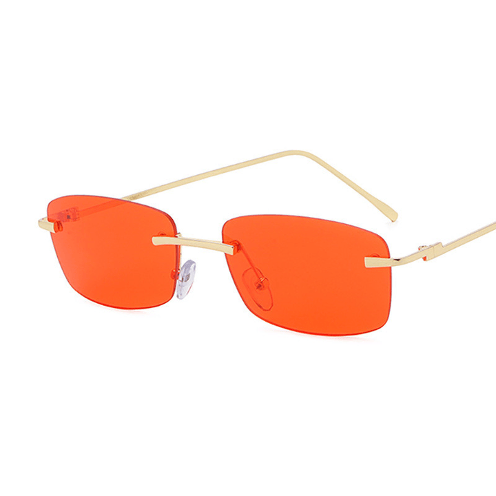 Fashion Rimless Cut-Edge Sunglasses Ocean Lens Sunglasses - MRSLM