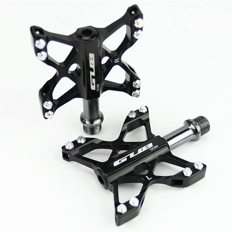 GUB GC009 Ultralight MTB BMX Mountain Pedals 3 Bearings Platform Pedals CNC AL6061+ Cr-Mo Axis 240G - MRSLM