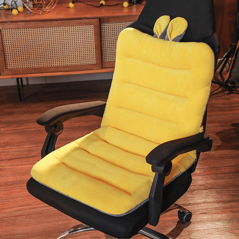 New Chair Cushion Office Computer Chair Cushion Seat Cushion One-Piece Student Seat Cushion Soft and Comfortable Recliner Cushion Double-Sided Available - MRSLM