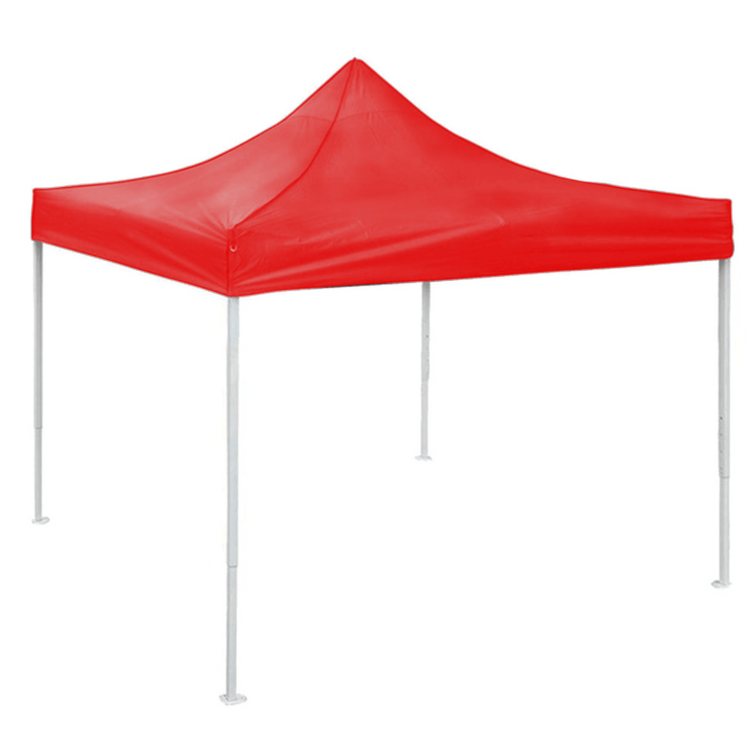 2X2M Canopy Top Sunshade Replacement Top Waterproof Dustproof Sun Protection Outdoor Camping Garden Shelters Blue Red White - MRSLM