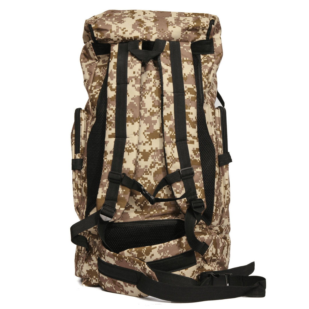 80L Outdoor Tactical Bag Climbing Backpack Waterproof Sports Travel Hiking Camping Rucksack - MRSLM