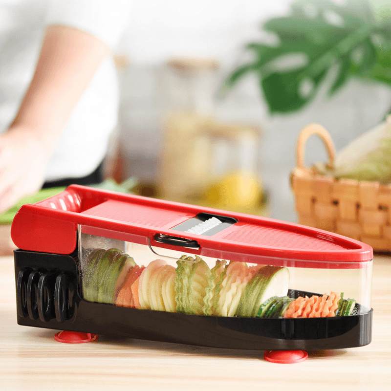 Kitchen Multi-Functional Vegetable Manual Slicer Vegetable Fruit Cutter Stainless Steel Mandoline Onion Peeler Carrot Grater Dicer Kitchen Accessories - MRSLM