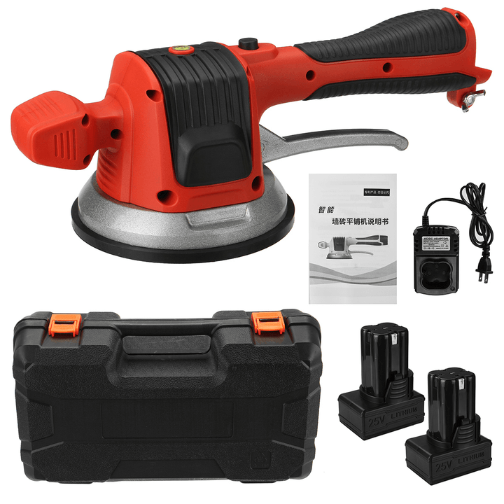 110-220V 21V 100KG Handheld Floor Wall Tile Auto Leveling Machine Tiler Tiling Vibrator Tool - MRSLM