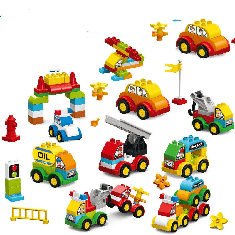 Building Block Toys, Puzzle, Splicing and Changing Car Models - MRSLM