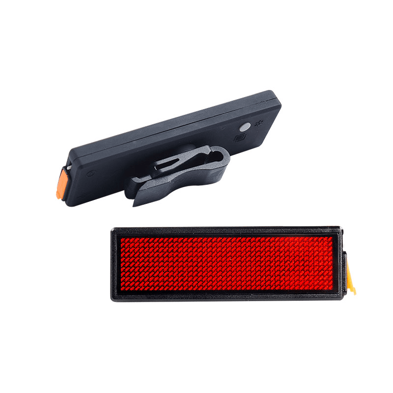 XANES DIY Bicycle Taillight Programmable LED Electronic Advertising Display Bike Light USB - MRSLM