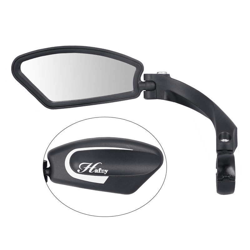 Folding Bicycle Rear View Mirror 360° Rotate Clear Wide Range Anti-Shake Adjustable Mirror Bike Sight Reflector MIB Road Bike - MRSLM