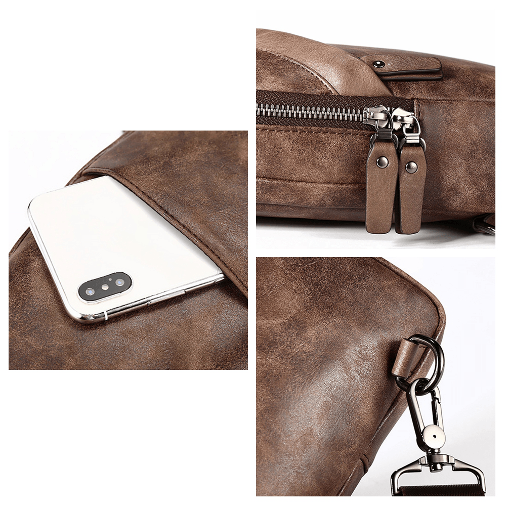 Vintage Casual Sling Bag Crossbody Bag Chest Bag for Men - MRSLM