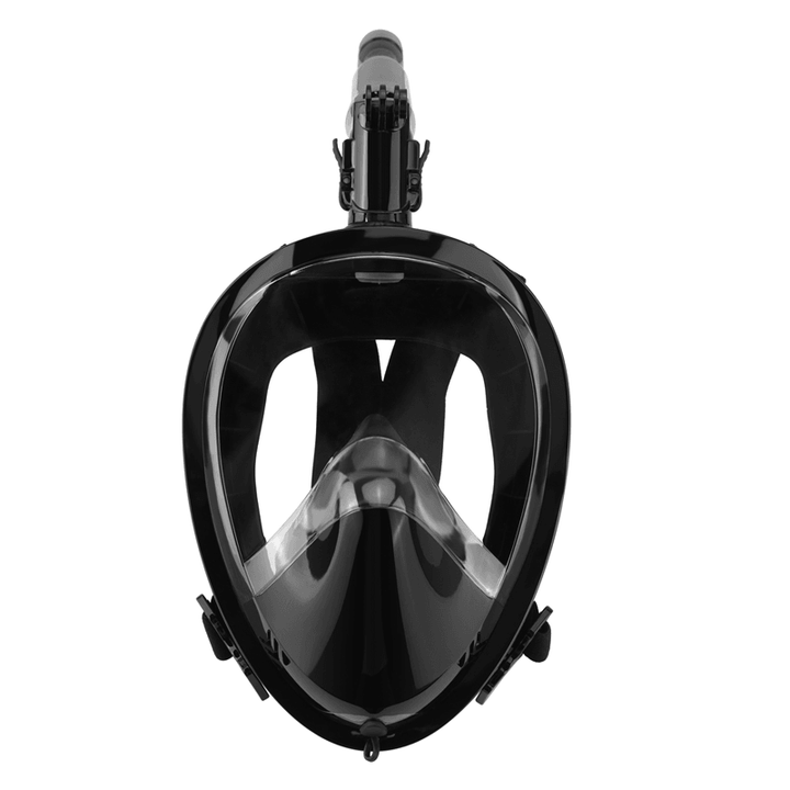 Full Dry Anti-Fog Diving Mask 360 Degree Rotatable Snorkel Diving Mask with 1 Pair Earplugs - MRSLM