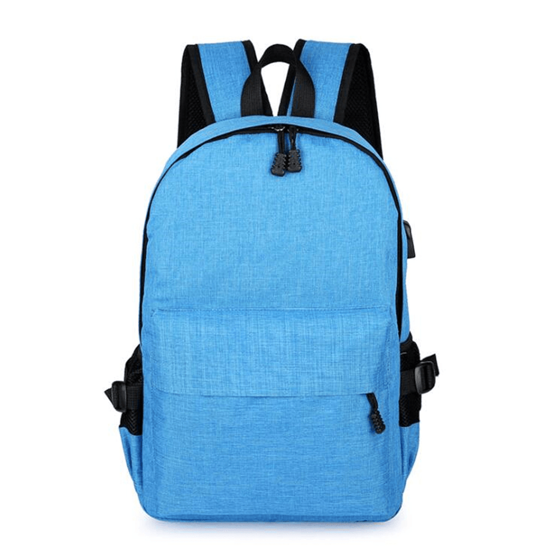 15L Outdoor USB Anti-Theft Backpack Rucksack Laptop Bag School Shoulder Bag Camping Travel - MRSLM