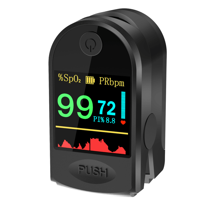 BOXYM P2000 Finger-Clamp HD OLED Pulse Oximeter Finger Blood Oxygen Saturometro Heart De Oximeter Portable Pulse Oximetro Monitor - MRSLM