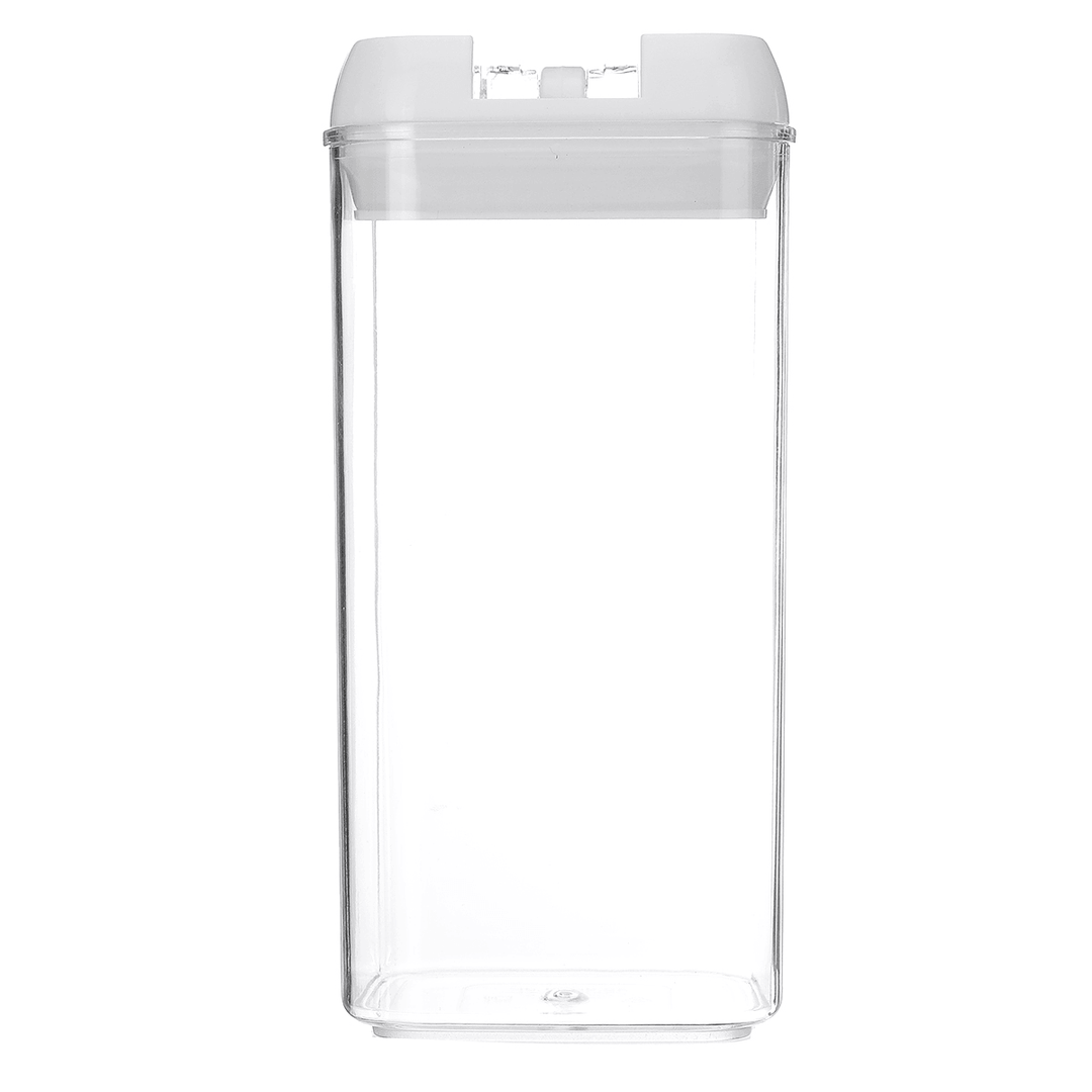 4Pcs Air-Tight Food Storage Container Cereals Easy Lock Sealed Jar Plastic Transparent Milk Powder Grains Candy for Kitchen Organizer - MRSLM