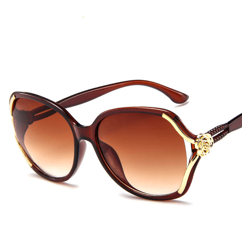 Ladies Sunglasses European and American Flower Sunglasses - MRSLM