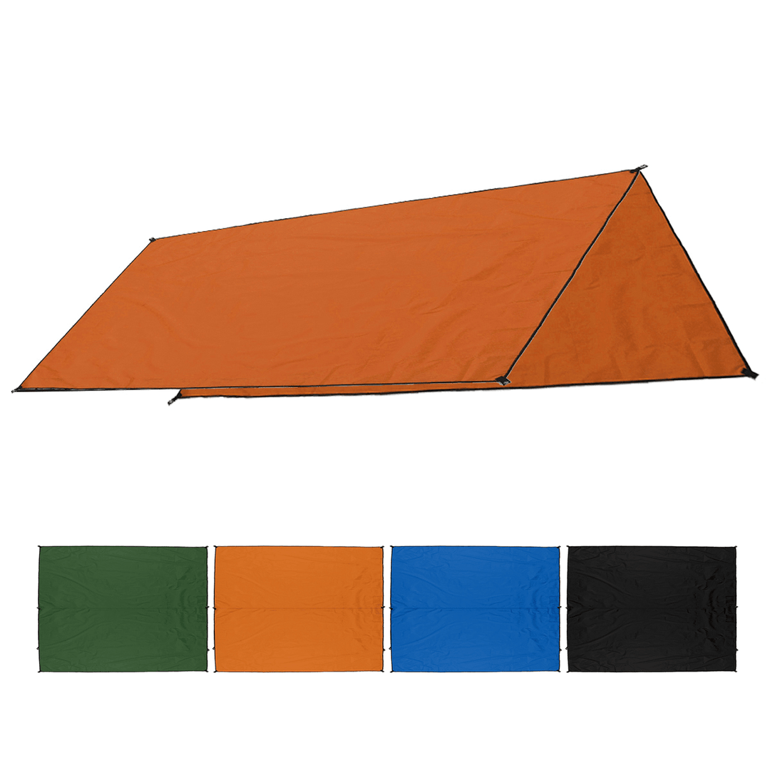 210X300Cm Outdoor Camping Tent Sunshade Rain Sun UV Beach Canopy Awning Shelter Beach Picnic Mat Ground Pad - MRSLM