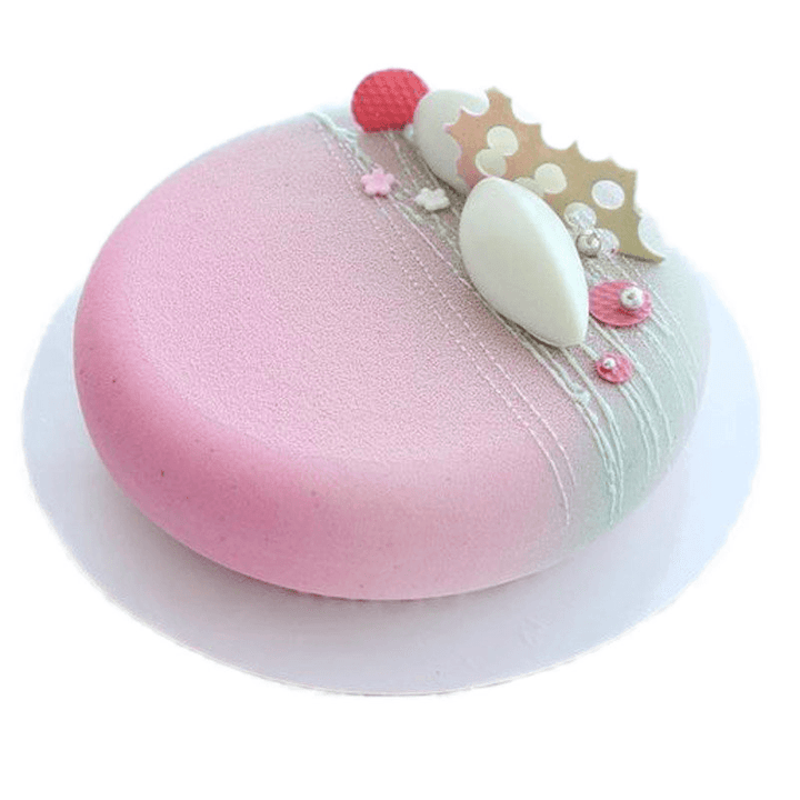 Round Silicone Cake Mold for Mousses Ice Cream Chiffon Cakes Baking Mold Bakeware Tools - MRSLM