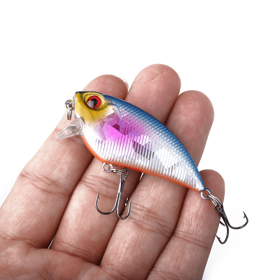 ZANLURE 10Pcs/Set 5.5Cm 6G VIB Minnow Fishing Crankbait Fishing Lure Artificial Hard Baits - MRSLM