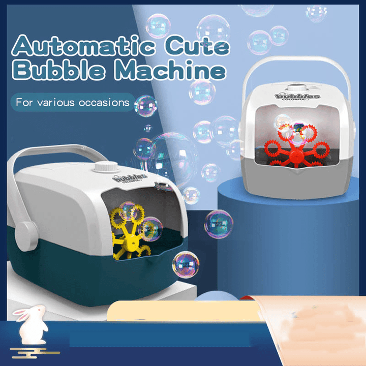 Automatic Bubble Machine for Children'S Suitcase - MRSLM