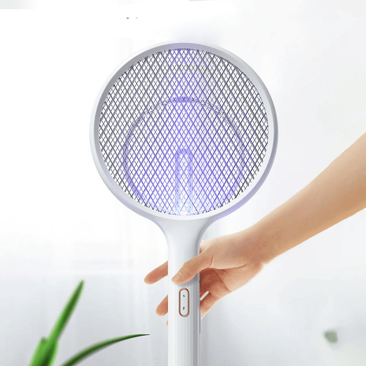 UV Light Mosquito Swatter Rechargeable Handheld Electric Mosquito Killer Insect Fly Wall-Mounted Mosquito Dispeller - MRSLM