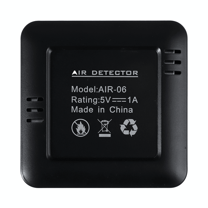 Air Quality Laser PM2.5 Monitor Detector HCHO TVOC CO2 Tester OLED Screen Home - MRSLM