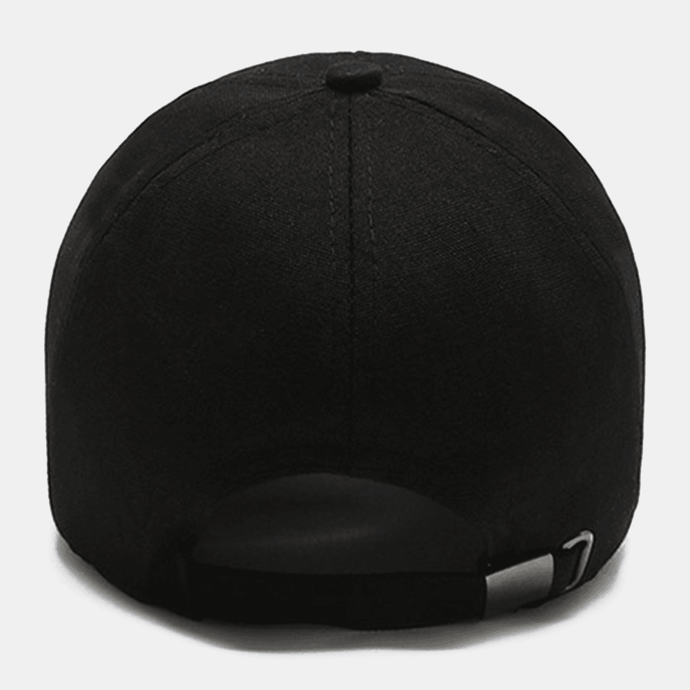 Unisex Wide Brim Lettern Pattern Sunshade Hat Outdoor Casual Adjustable Breathable Baseball Cap - MRSLM