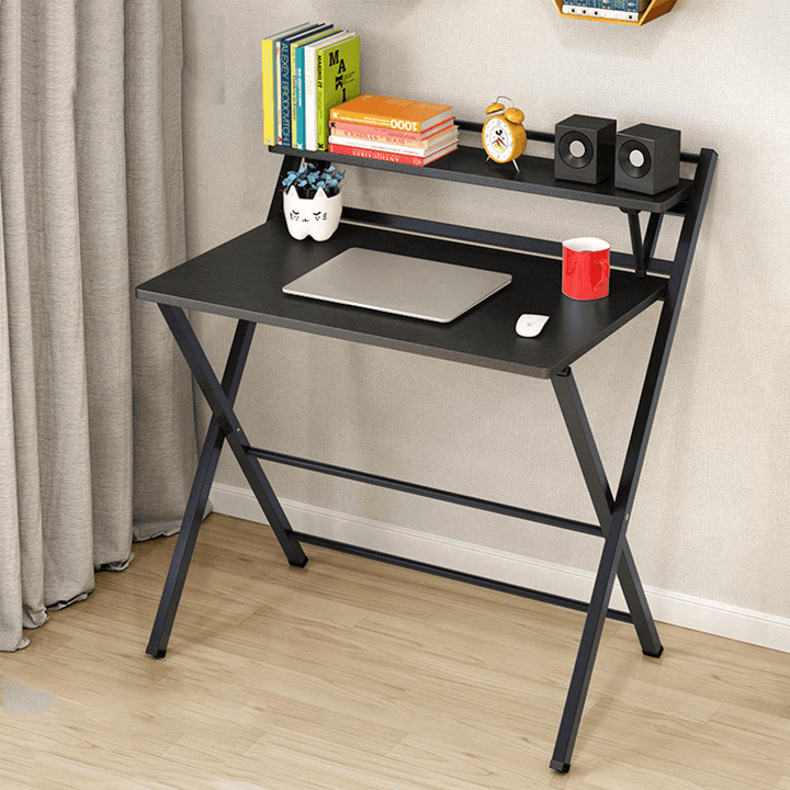 Computer Desk Simple Folding Table Study Desk Home Desktop Computer Desk Small Table for Home Office - MRSLM