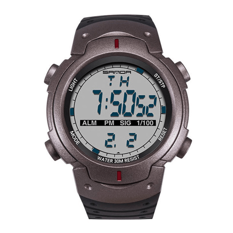 SANDA 269 Digital Watch Luminous Motion Timing Stopwatch Calendar Alarm Watch Outdoor Sport Watch - MRSLM