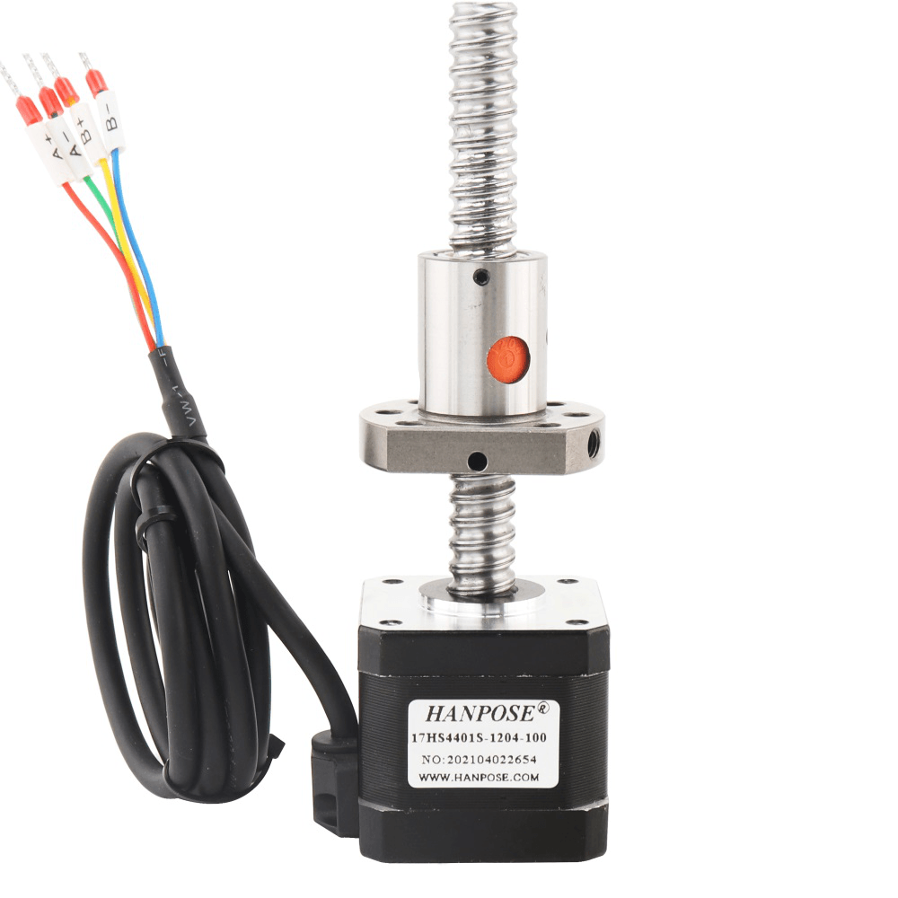 HANPOSE 300Mm SFU1204 Ball Screw Stepper Motor 4-Lead Nema 17 Stepper Motor 42BYGB40 42BYGB48 42BYGB60 - MRSLM