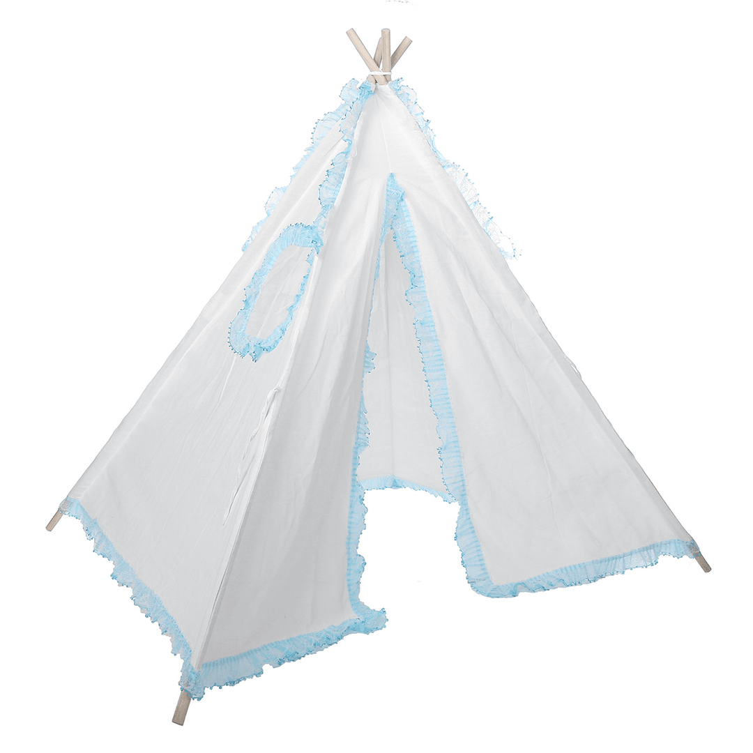 1.6M Kids Play Tent Cotton Teepee Wigwam Sleeping House Indoor Outdoor - MRSLM